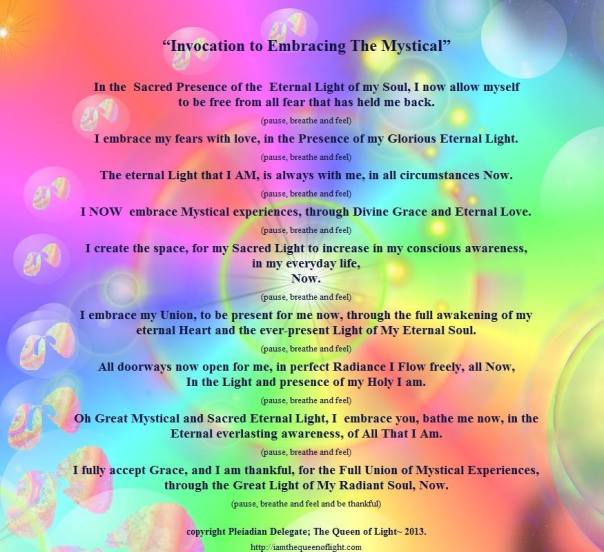 Invocationtoembracingthemystical